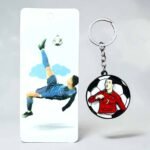 Cristiano Ronaldo Metal Revolving Keychain (MOQ 4)