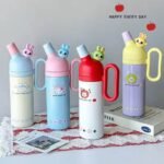 Happy Every Day Insulated Water Bottles with Handle 800ml (No. 1125, MOQ 2)