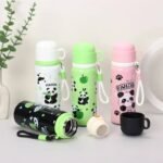 Panda Insulated Water Bottle Double-Wall 500ml (No. 9302, Assorted Color, MOQ 2)