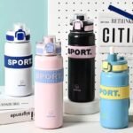 Sport Insulated Steel Sipper Water Bottle 800ml (No. HH-26, Assorted Color, MOQ 2)