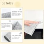 Non-Scratch Wire Dishcloth, Multipurpose Wire Dish Washing Rags (MOQ 36) - Image 2