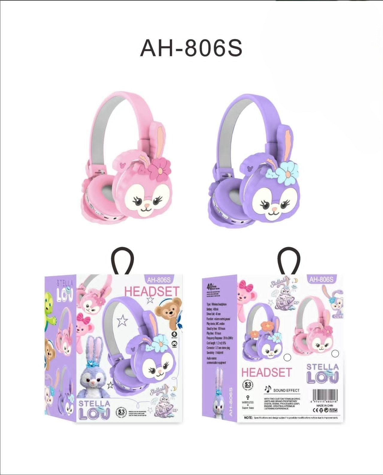wireless-headphones-rabbit.jpeg Rabbit Wireless Bluetooth Headphones (No. AH-806S, MOQ 2) - Image 1