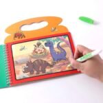 Water Magic Book with Doodle Pen, Drawing Reusable Water Activity Book (No. MWB-02) - Image 3