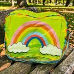 Rainbow Neon Sling Bags Transparent PVC (No. SB-130, Assorted Color, MOQ 6) - Image 4