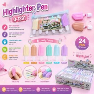 Fancy Highlighter | Highlighter | Wholesale Highlighter| Wholesale Fancy Eraser | Wholesale Stationery | Stationery Wholesaler | Stationery Website | Online Stationery Wholesaler