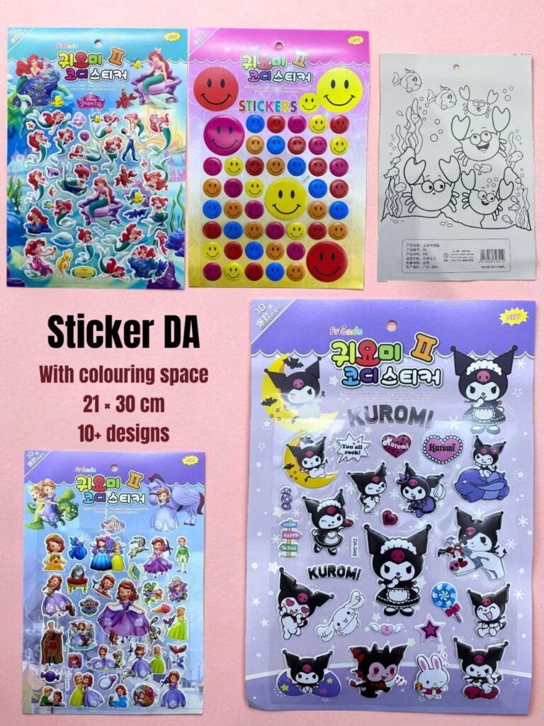 Wholesale 3D Sticker Sheet for Kids | Kuromi Character Sticker