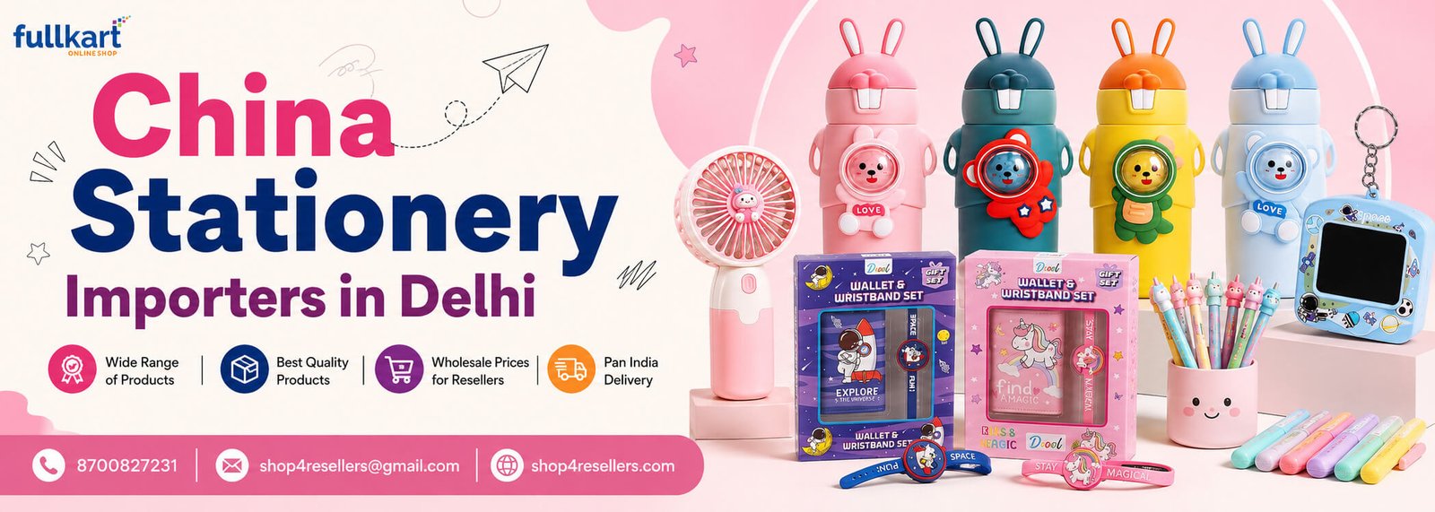 China Stationery Importers in Delhi