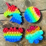 Silicon Multiple Cartoon Shape Pop-it Fidget Toy for Kids (MOQ 12)