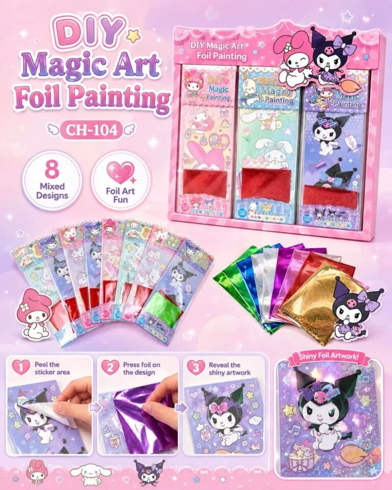 Foil Painting Kit | Foil Painting Kit for Kids | Birthday Return Gift