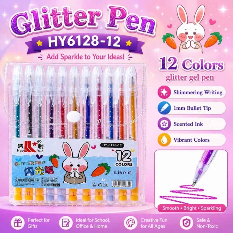 Glitter Pen | Glitter Pen for Kids | Stationery Wholesaler