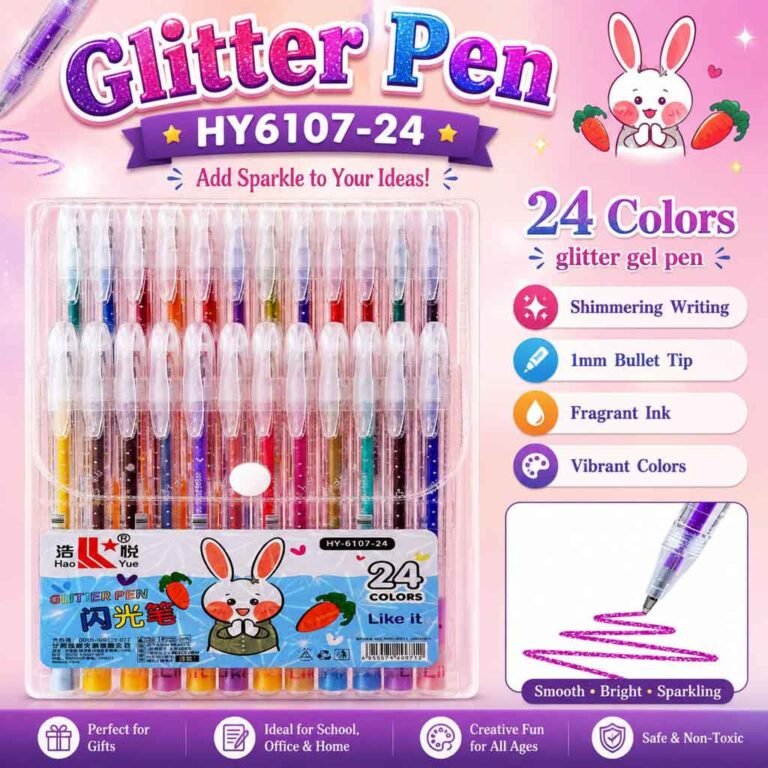Glitter Pen | Glitter Pen for Kids | Stationery Wholesaler