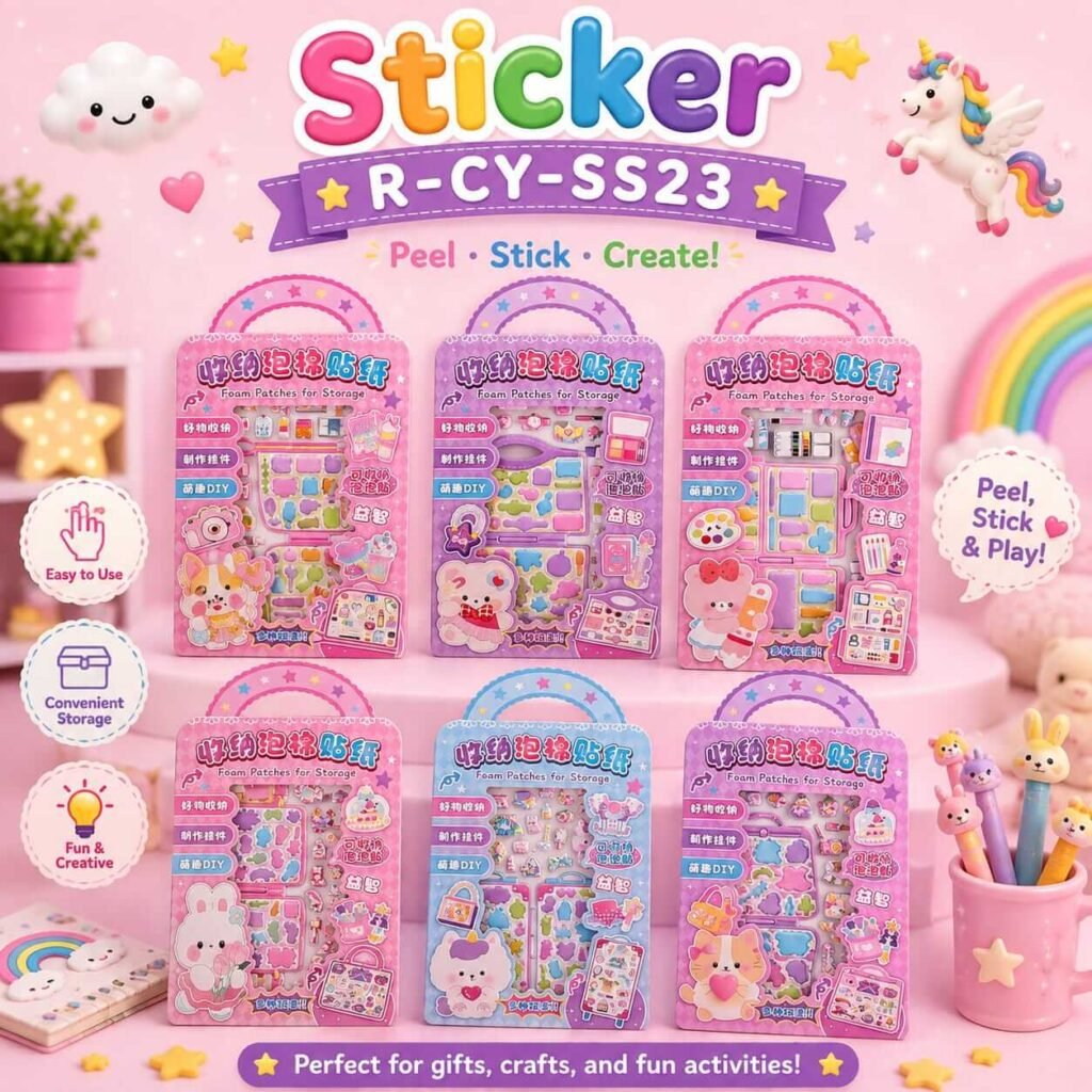 3D sticker | 3D sticker for Kids | Birthday Return Gift