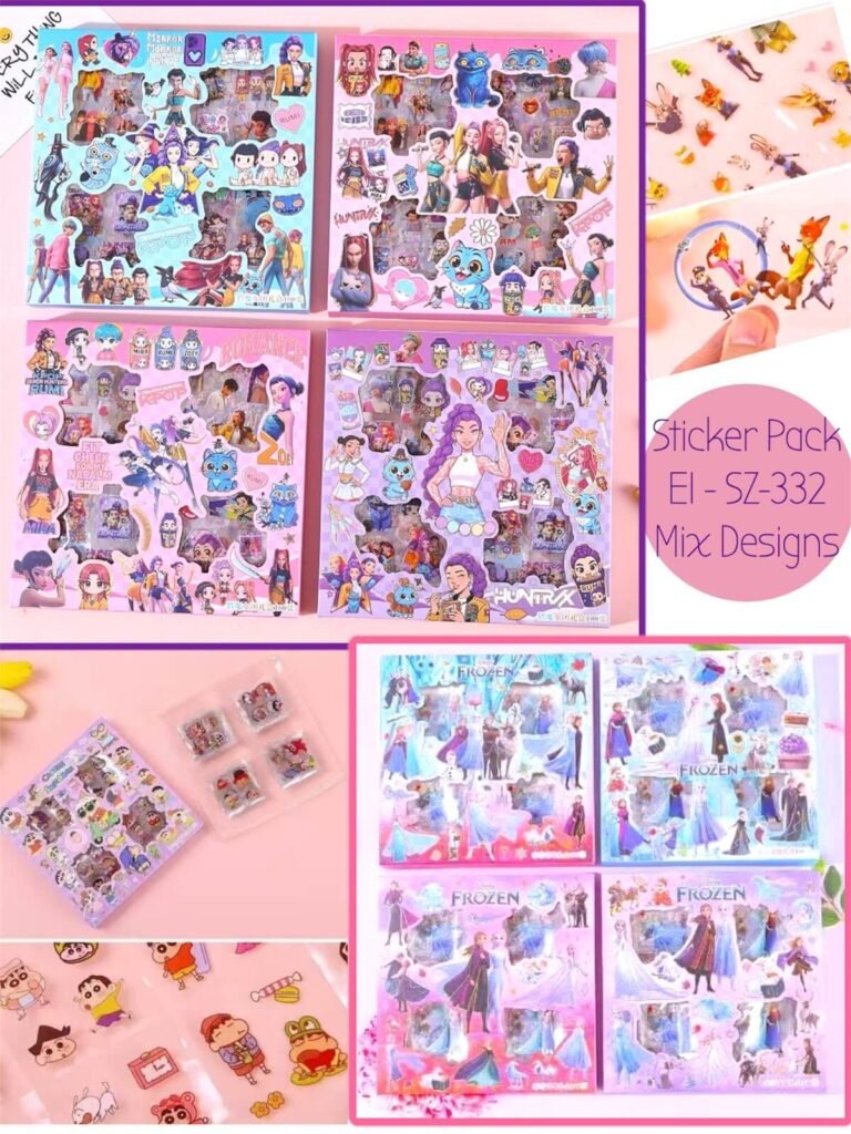 3D Sticker | 3D Sticker for Kids | Wholesale Stationery