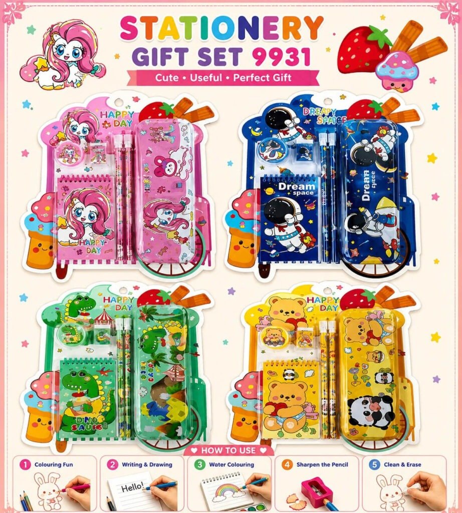 Wholesale Stationery Gift Set | Gift Set for Kids | Birthday Return Gift