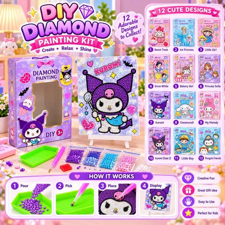 Diamond Painting Kit | Diamond Painting Kit for Kids | Birthday Return Gift