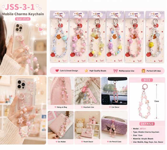 Mobile Charms | Mobile Charms for Kids | Beads Mobile Charms