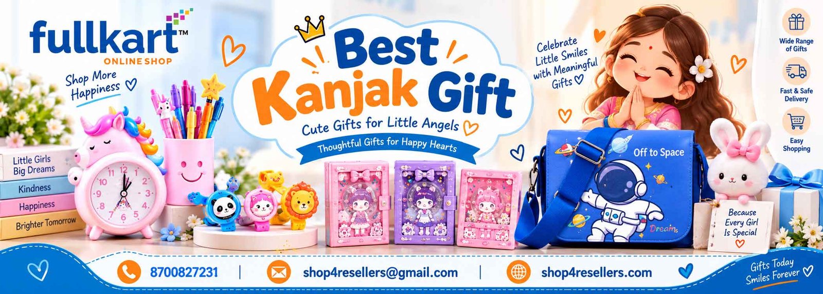 Kanjak gift| kanjak gift idea | navratri gift kanya | gift for kanya pujan