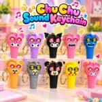 Chu Chu Sound Keychains Assorted Cartoon (No. 9844)