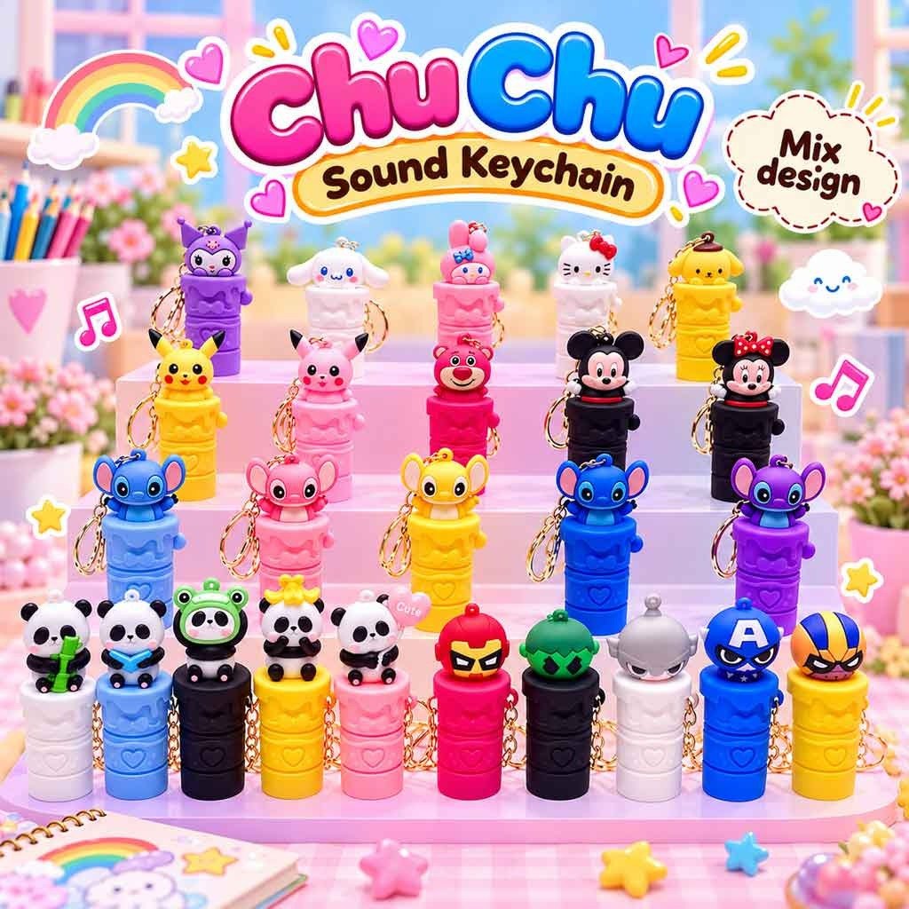Chu Chu Sound Keychains | Wholesale Chu Chu Sound Keychains | Gift for Kids